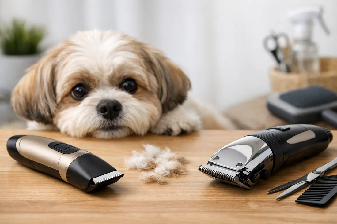 Low Noise Pet Trimmer vs Regular Clippers