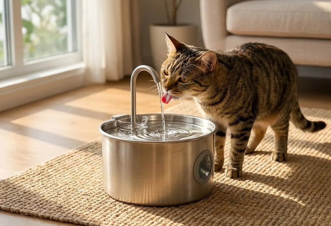 Best Stainless Steel Cat Fountains That Last - Petmartopia