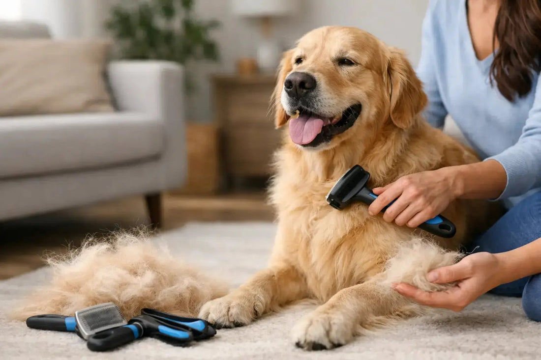 How to Reduce Dog Shedding at Home