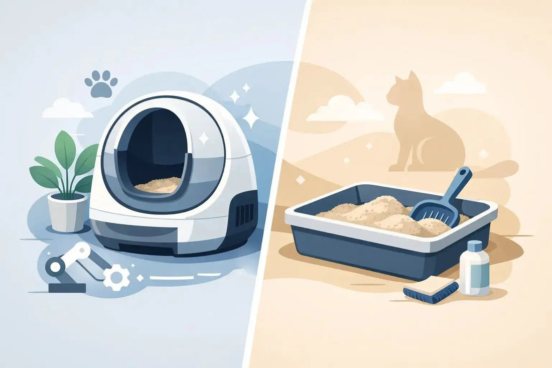 Self Cleaning Litter Box vs Manual - Petmartopia