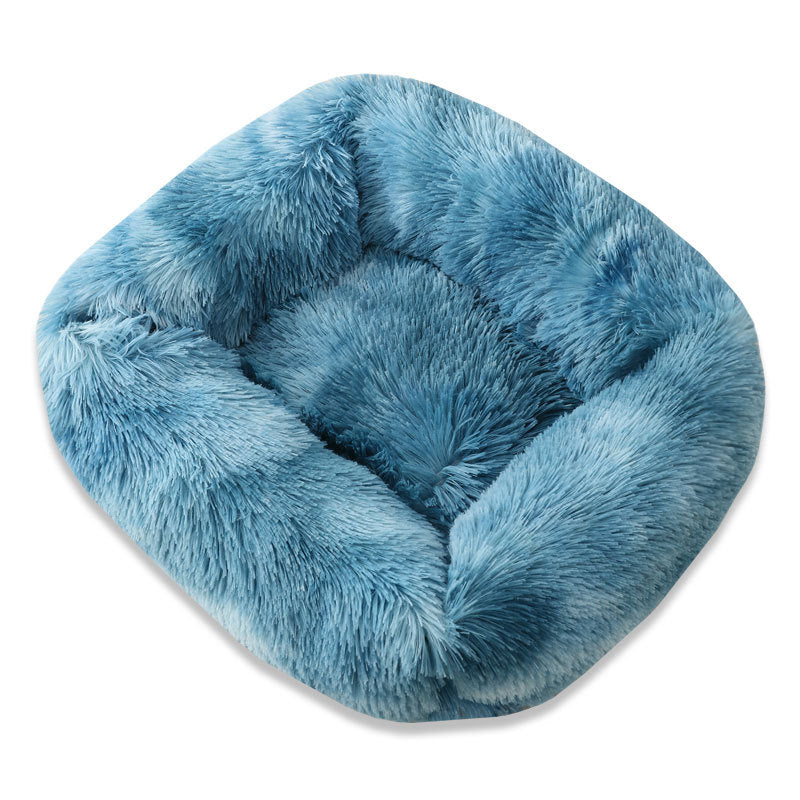 Plush Square Pet Nest Large, Medium And Small Dogs Autumn And Winter Sleeping Nest Dog Litter Cat Litter Pet Supplies