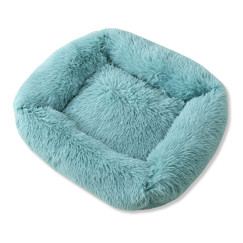 Plush Square Pet Nest Large, Medium And Small Dogs Autumn And Winter Sleeping Nest Dog Litter Cat Litter Pet Supplies