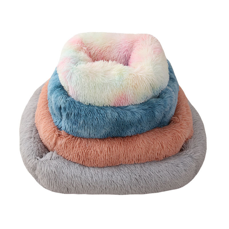Plush Square Pet Nest Large, Medium And Small Dogs Autumn And Winter Sleeping Nest Dog Litter Cat Litter Pet Supplies