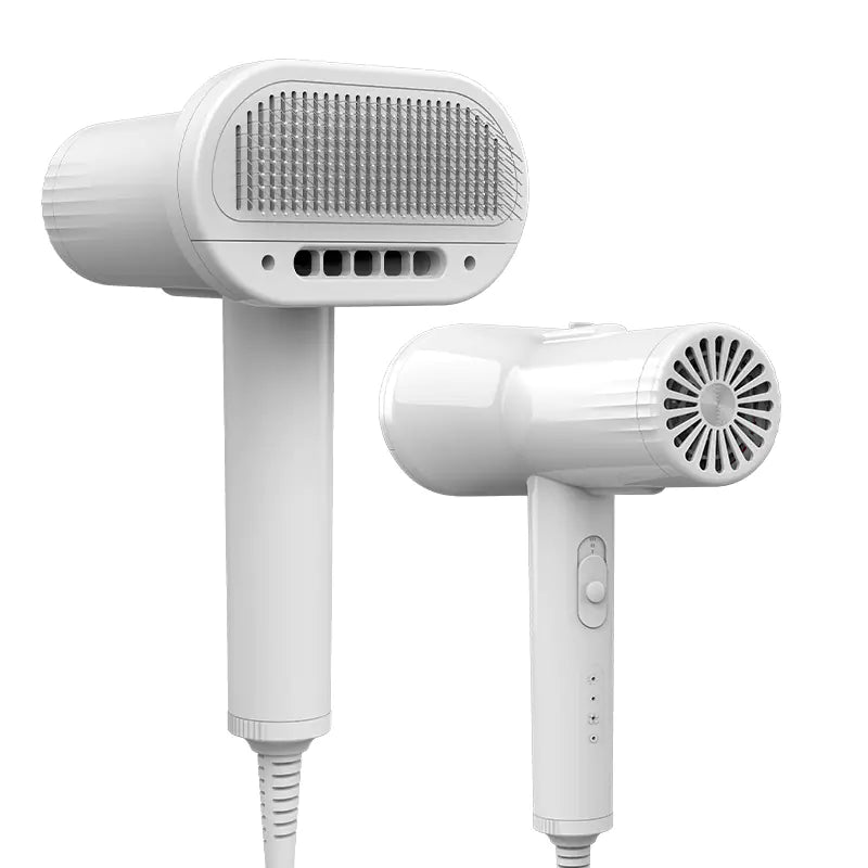 Pet Dryer & De-Shedding Brush - 2-in-1 Tool