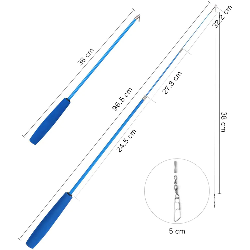 11-Piece Cat Feather Wand - Interactive Toy Set
