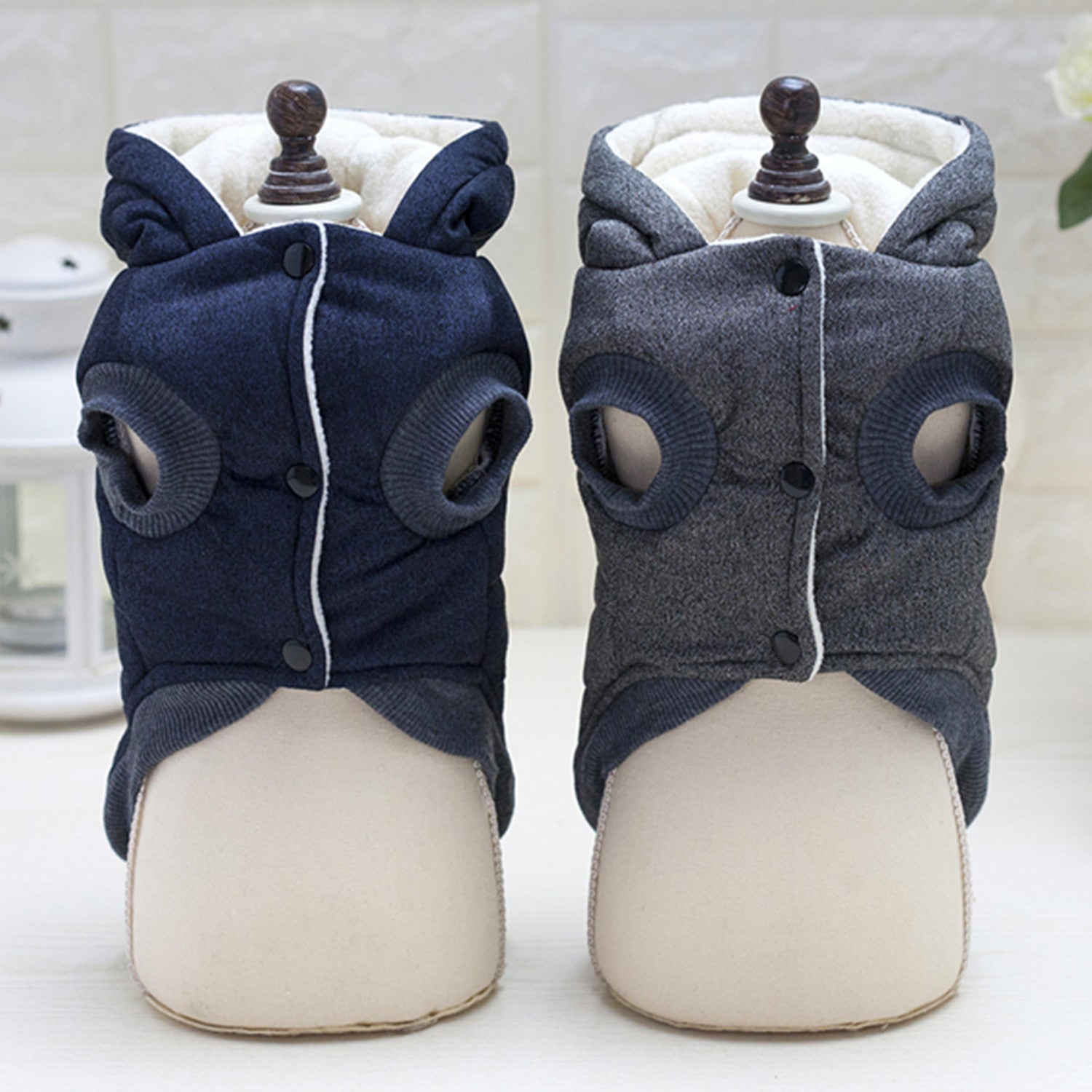 Pet Clothes Dog Clothes Autumn And Winter New Teddy Dog Pet Clothing Legs Cotton-padded Clothes Moustache Feet Cotton-padded Clothes