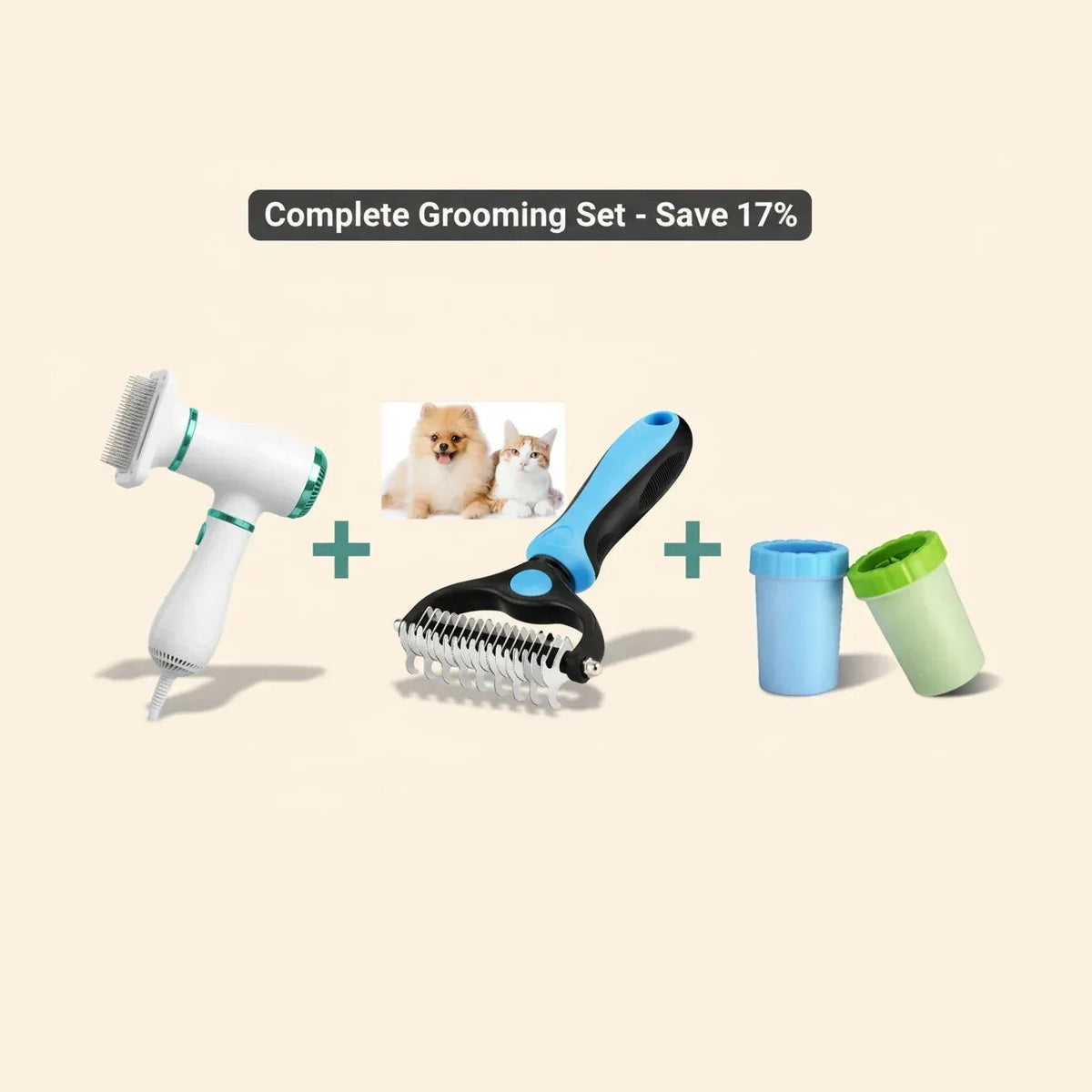 Complete Grooming Set - Professional At-Home Pet Care Bundle - Petmartopia