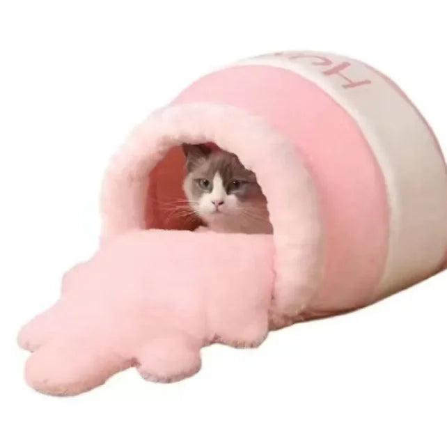 Honey Pot Calming Pet Bed - All-Season Nest