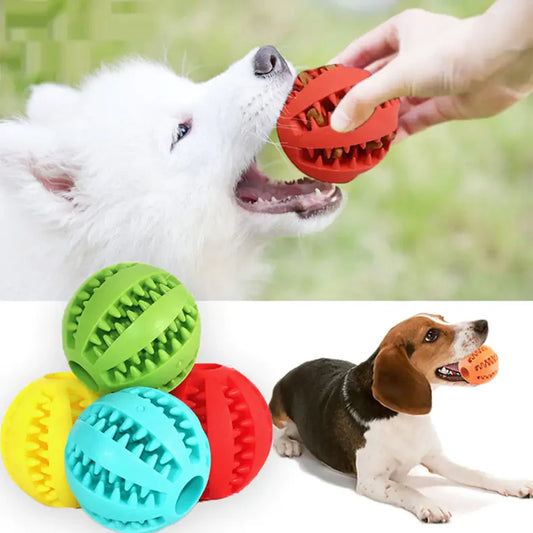 3-in-1 Dog Treat Ball - Slow Feeder & Dental Toy