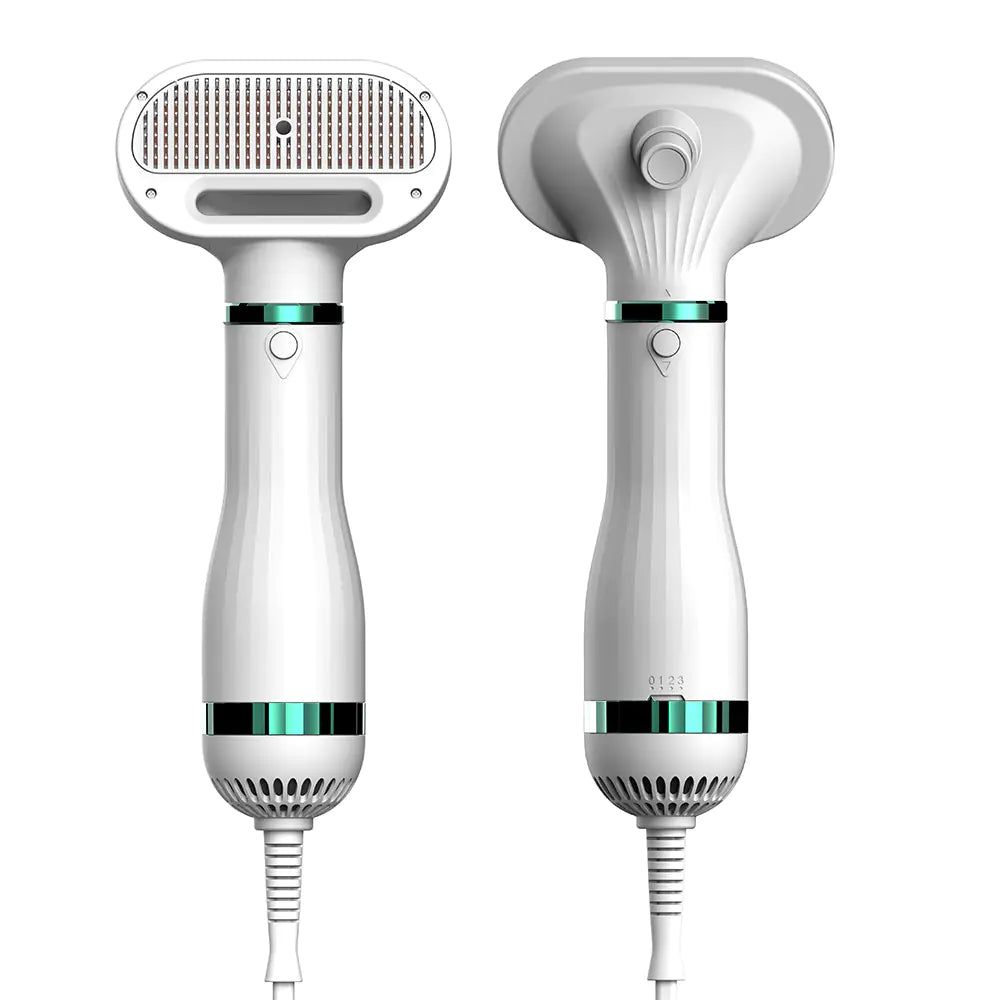 Pet Dryer & De-Shedding Brush - 2-in-1 Tool
