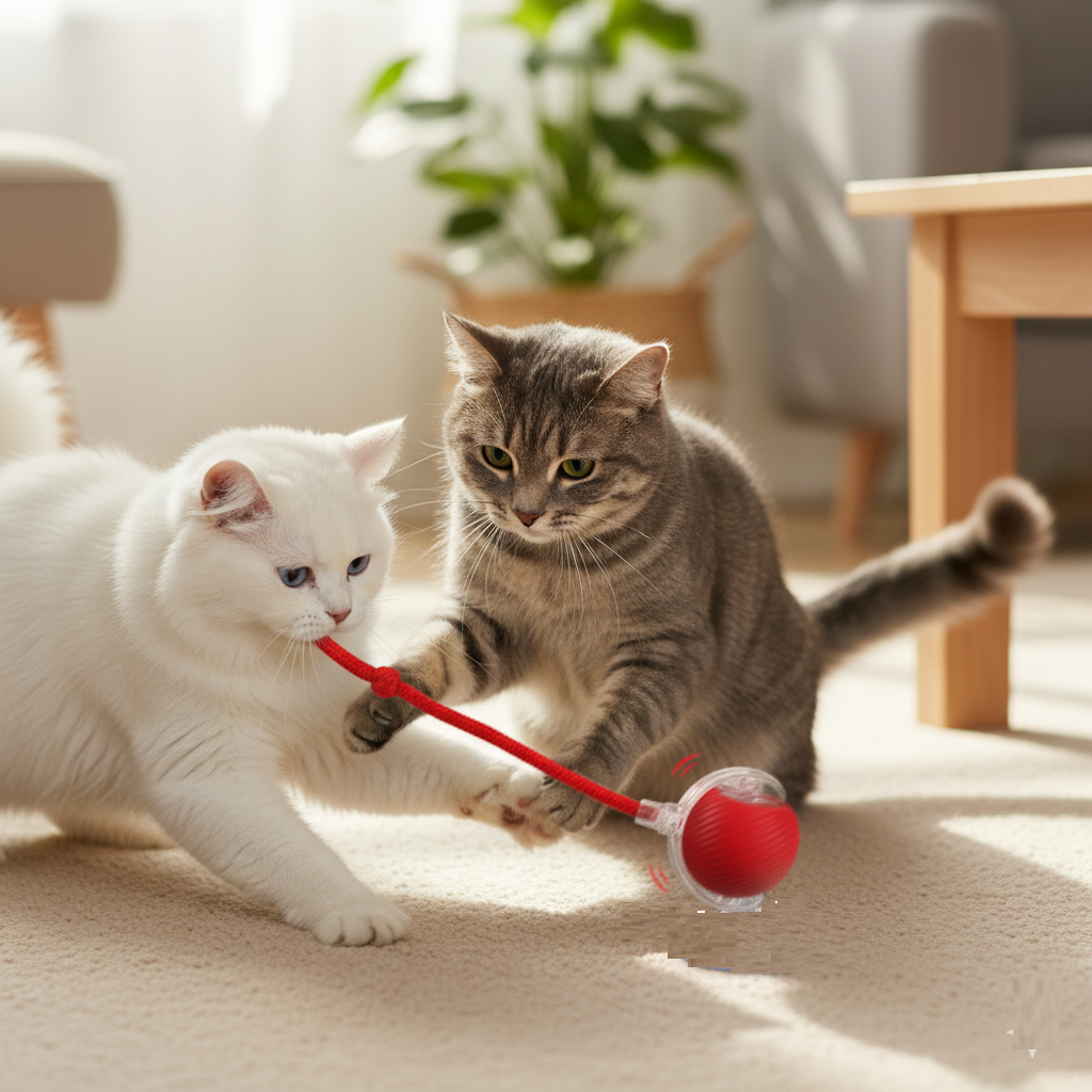 Smart Interactive Cat Ball - Automatic Rolling Toy