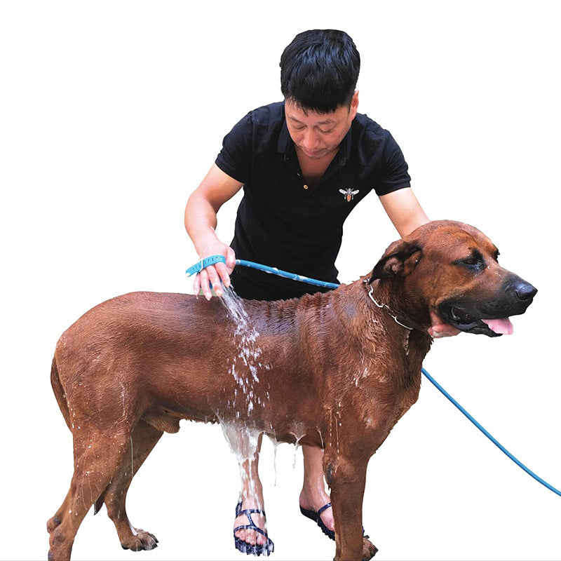 Pet Cleaning Products Silicone Shower Brush Comfortable Massager Dog Cat Bathing Artifact Shower Head