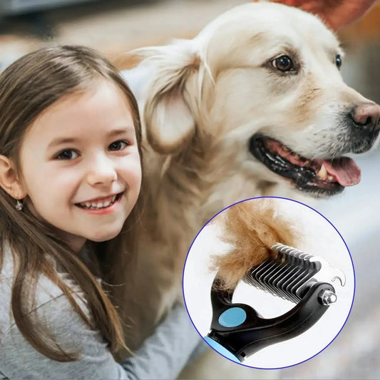 Professional Deshedding Brush - Veterinarian Recommended - Petmartopia