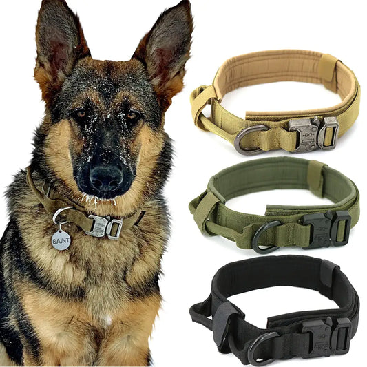 Tactical Nylon Dog Collar - Heavy-Duty