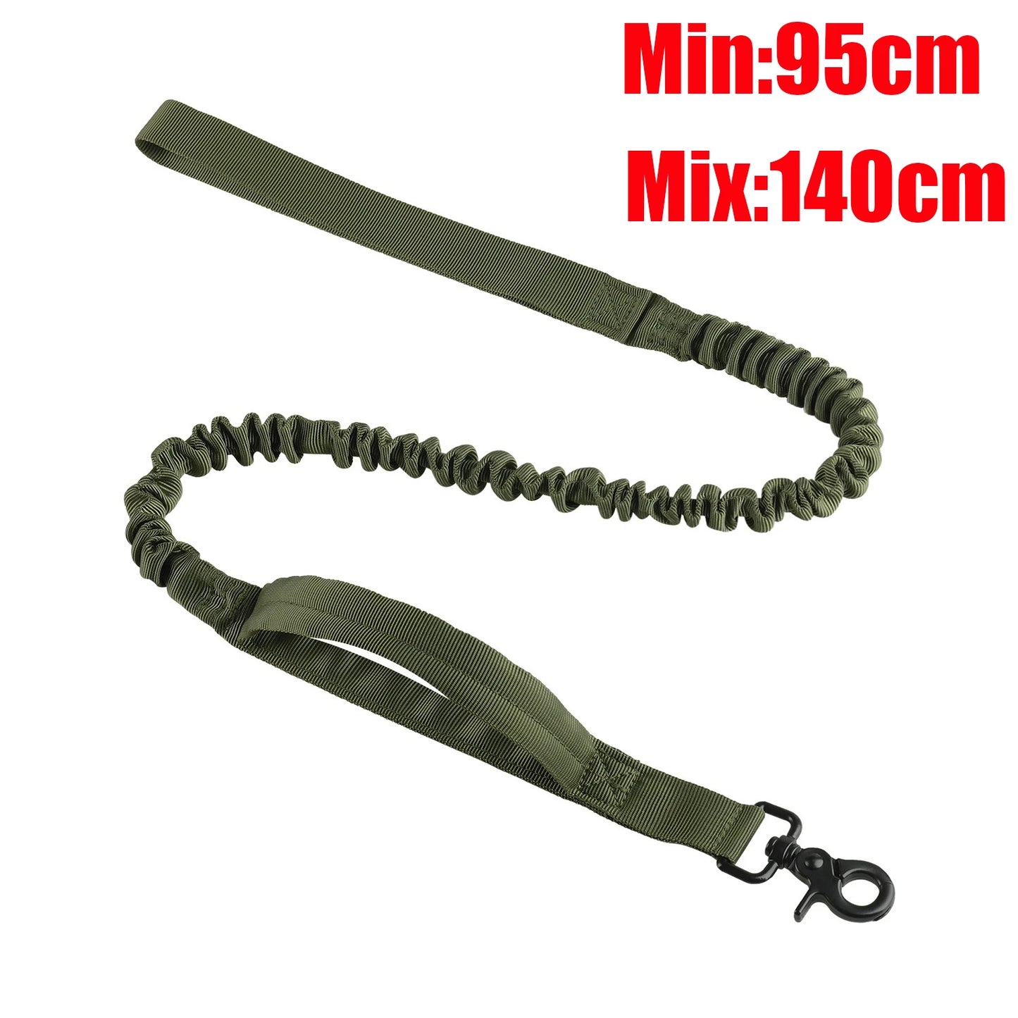Shock-Absorbing Dog Leash - Reflective with Car Seatbelt
