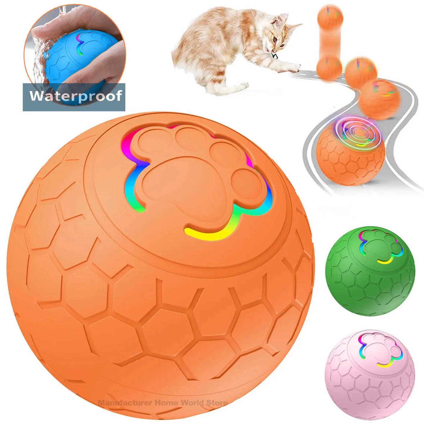 Smart Dog Toy Ball - Interactive USB Rechargeable