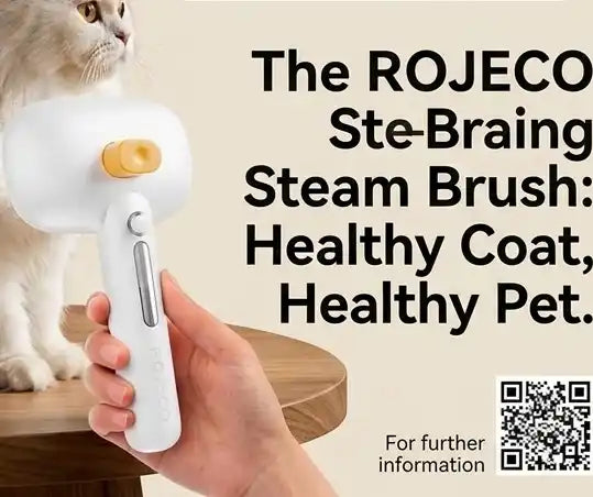 Steam Mist Pet Grooming Brush – Electric Spray Comb for Dogs & Cats (4 Colors)