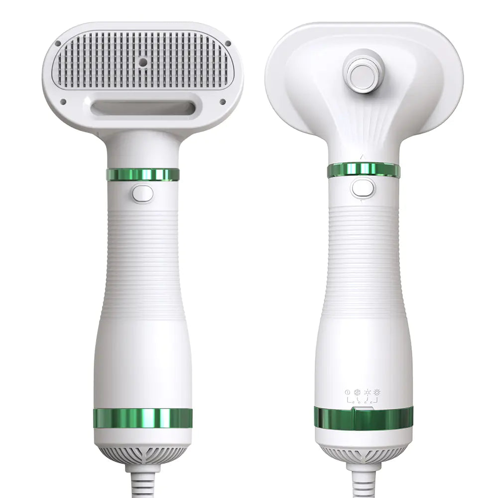 Pet Dryer & De-Shedding Brush - 2-in-1 Tool