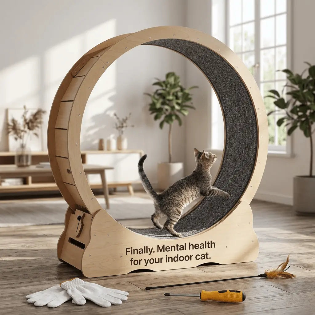 Cat Exercise Wheel - Large 43" - Petmartopia