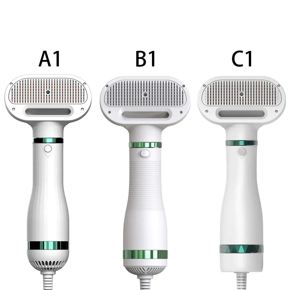 Pet Dryer & De-Shedding Brush - 2-in-1 Tool