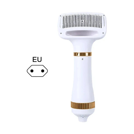 2-in-1 Pet Hair Dryer Brush - Dry & Style Combo - Petmartopia