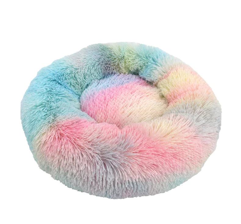 Calming Donut Pet Bed - Unicorn Anti-Anxiety