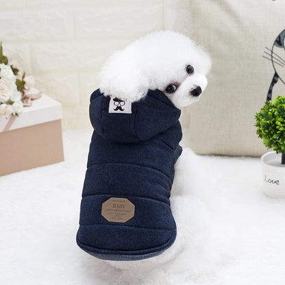 Pet Clothes Dog Clothes Autumn And Winter New Teddy Dog Pet Clothing Legs Cotton-padded Clothes Moustache Feet Cotton-padded Clothes