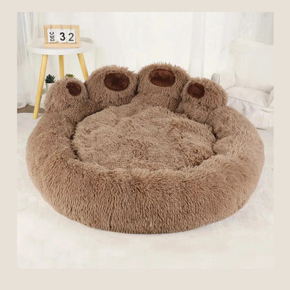 Bear Paw Calming Pet Bed - Anxiety Relief & Deep Sleep - Petmartopia