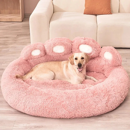 Bear Paw Calming Pet Bed - Anxiety Relief & Deep Sleep - Petmartopia