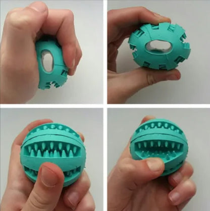 3-in-1 Dog Treat Ball - Slow Feeder & Dental Toy