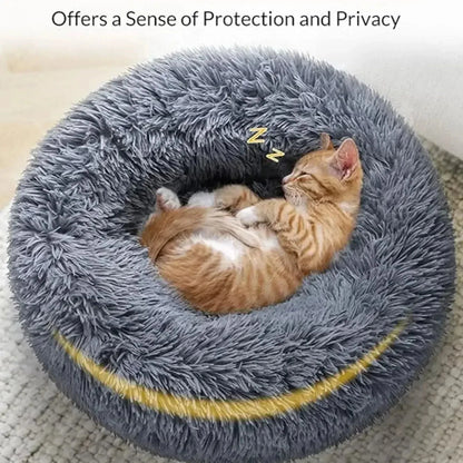 Luxury Round Pet Bed - Ultra-Soft Plush Comfort for Dogs & Cats - Petmartopia