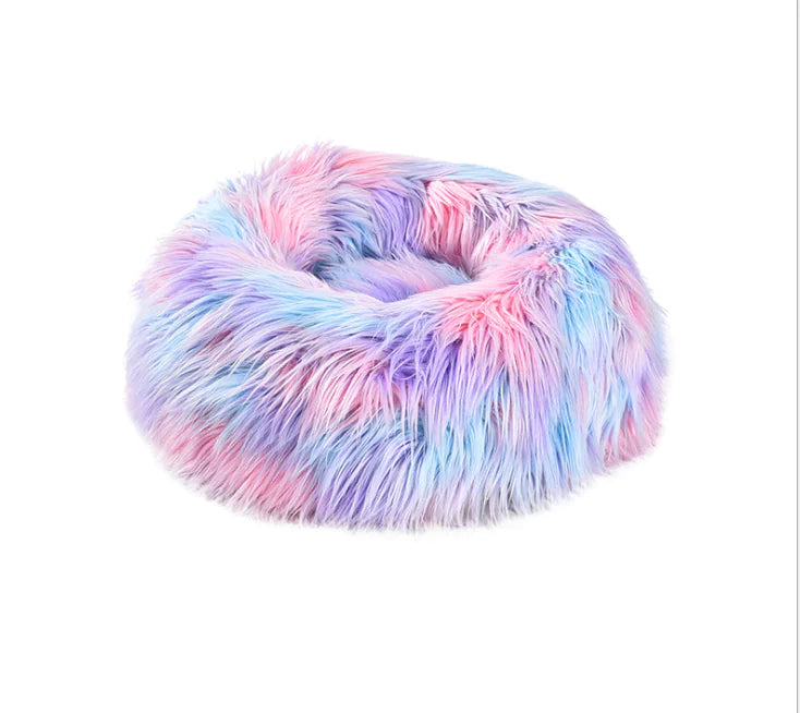 Calming Donut Pet Bed - Unicorn Anti-Anxiety