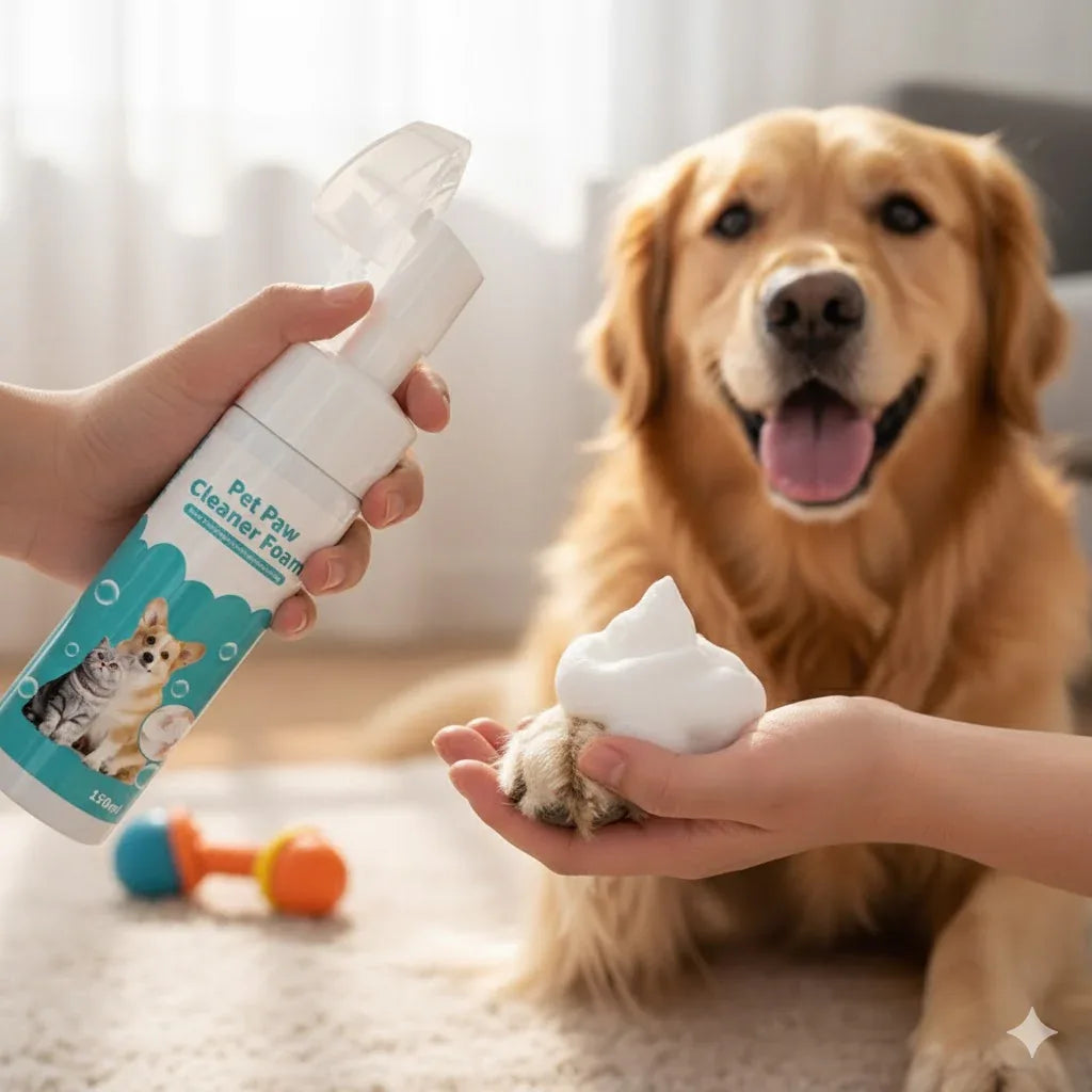 Paw Cleaning Foam - No-Rinse Waterless Cleanser - Petmartopia