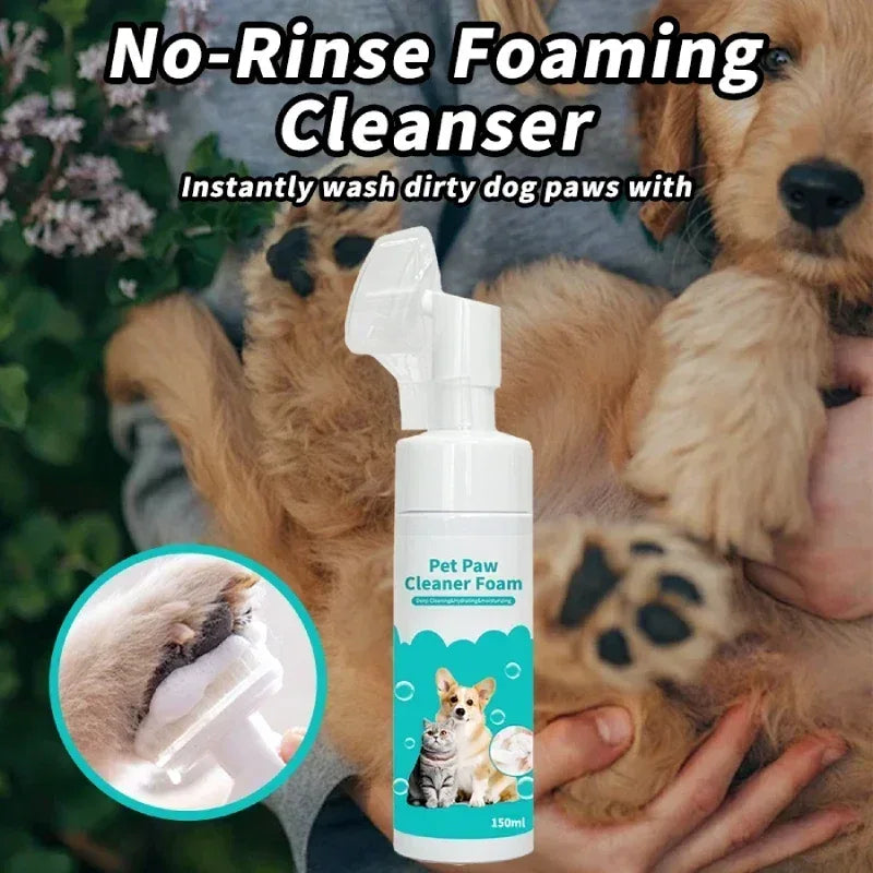 Paw Cleaning Foam - No-Rinse Waterless Cleanser - Petmartopia