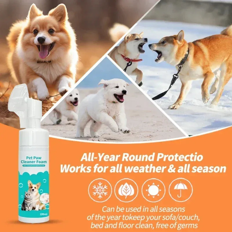 Paw Cleaning Foam - No-Rinse Waterless Cleanser - Petmartopia