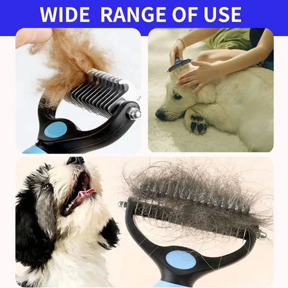 Professional Deshedding Brush - Veterinarian Recommended - Petmartopia