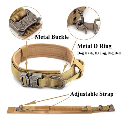 Tactical Nylon Dog Collar - Heavy-Duty