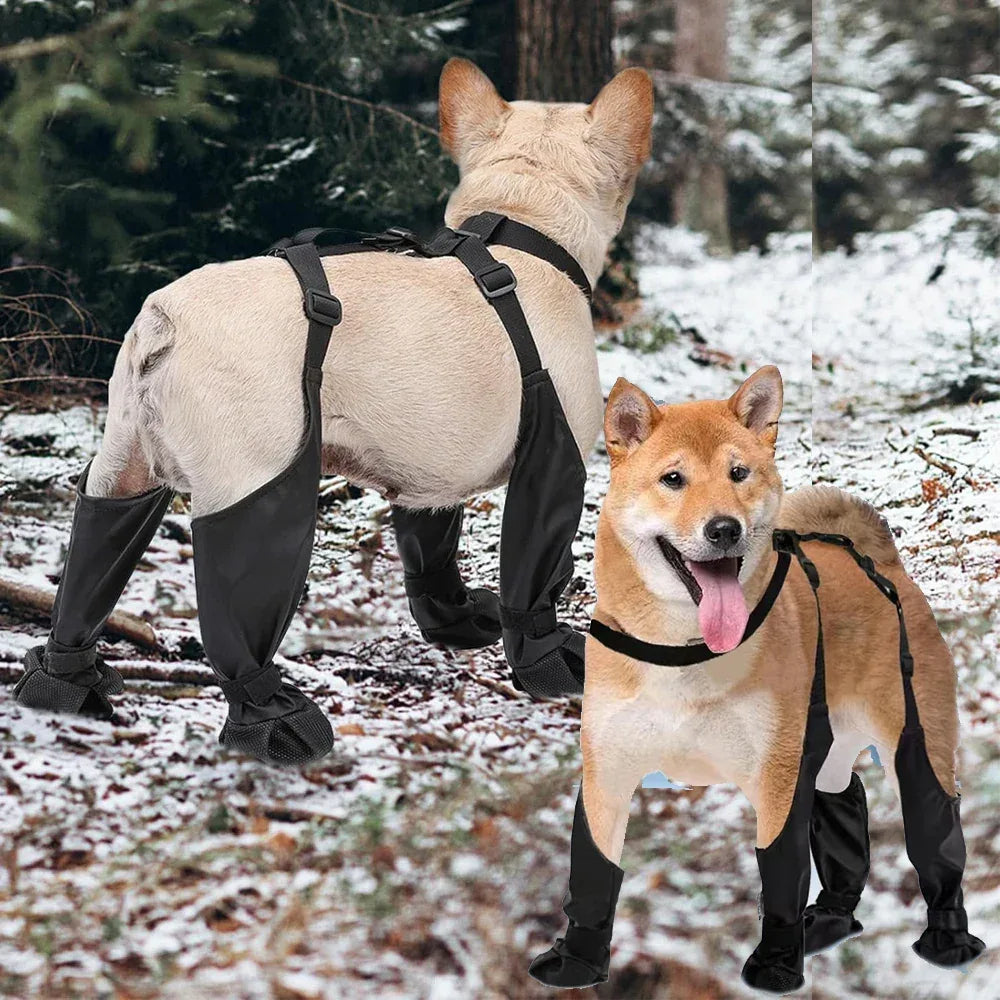 Anti-Slip Dog Boots - Waterproof Paw Protectors - Petmartopia