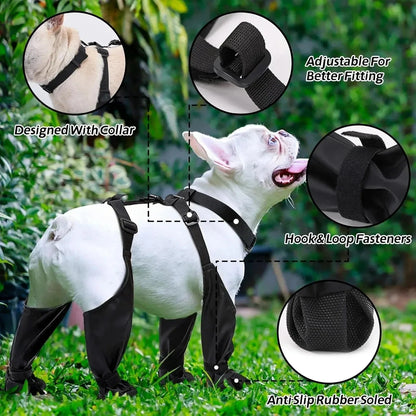 Anti-Slip Dog Boots - Waterproof Paw Protectors - Petmartopia