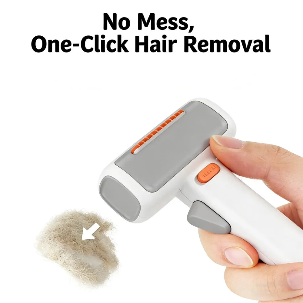 2-in-1 Cat Dematting & Deshedding Comb – Removes Knots, Mats & Loose Undercoat