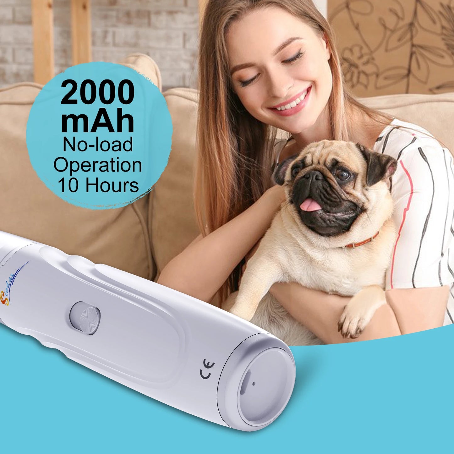 Nail Trims Without the Drama — Quiet Electric Pet Nail Grinder