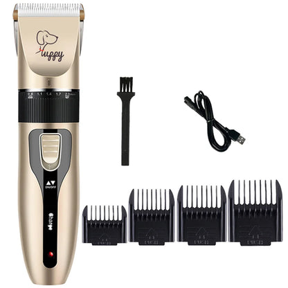 Salon-Quality Trims at Home — Quiet Cordless Pet Clipper Set