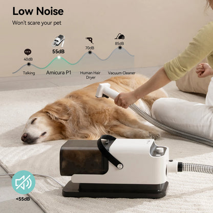 Trim, Dry & Clean — 3-in-1 Pet Grooming Vacuum Kit