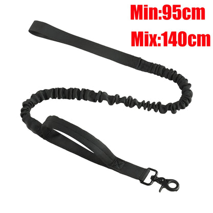 Shock-Absorbing Dog Leash - Reflective with Car Seatbelt