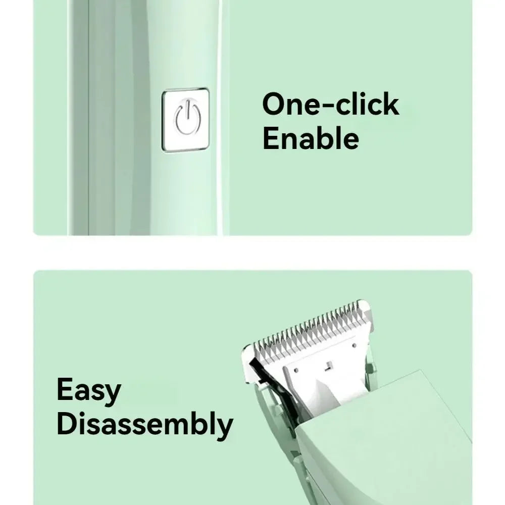 UltraQuiet™ 4-in-1 Precision Pet Grooming Kit – Clipper, Trimmer & Nail Grinder (USB-C)