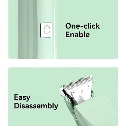 UltraQuiet™ 4-in-1 Precision Pet Grooming Kit – Clipper, Trimmer & Nail Grinder (USB-C)