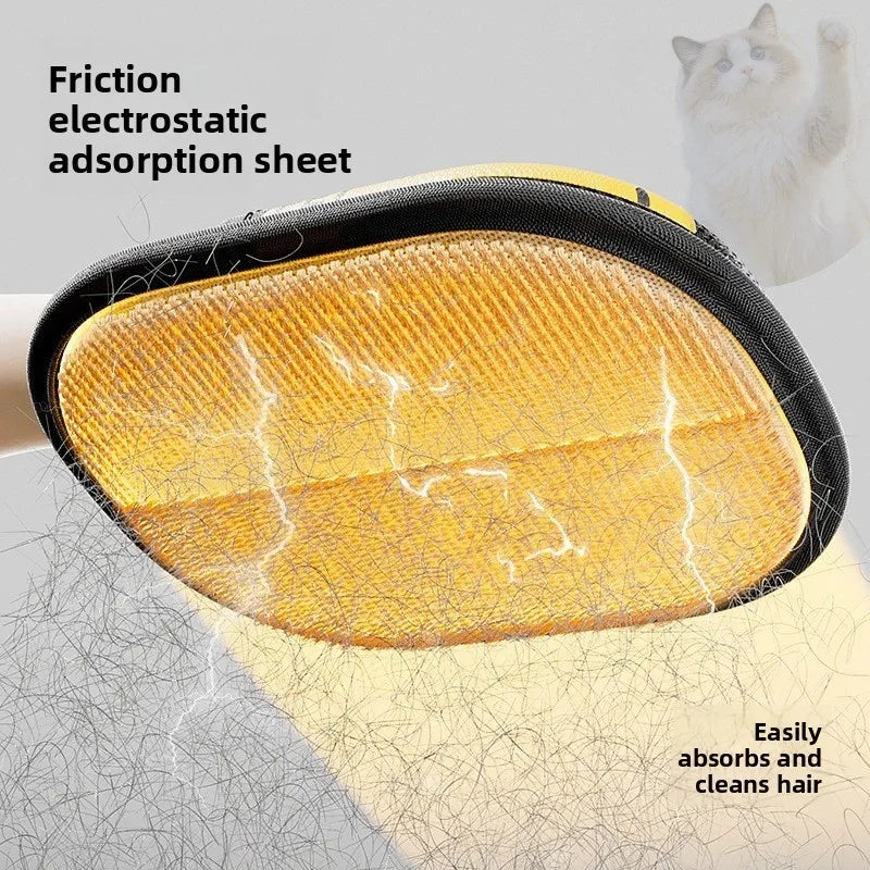 3-in-1 Pet Hair Removal Kit – Sticky Roller, Static Brush & Grooming Glove for Dogs & Cats