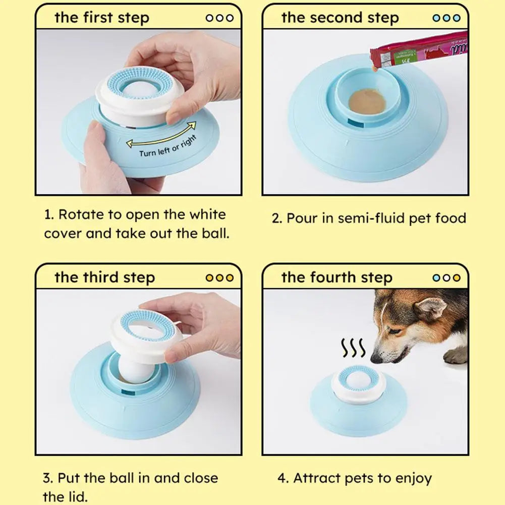 Calmer Baths, Happier Pets — Lick Ball Slow Feeder & Enrichment Toy