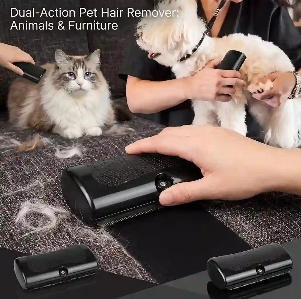 ShedEase™ Self-Cleaning Deshedding Brush – Up to 90% Less Shedding for Dogs & Cats