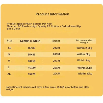 The Plush Comfort Bed - Petmartopia